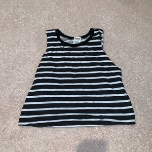 vs pink striped tank top